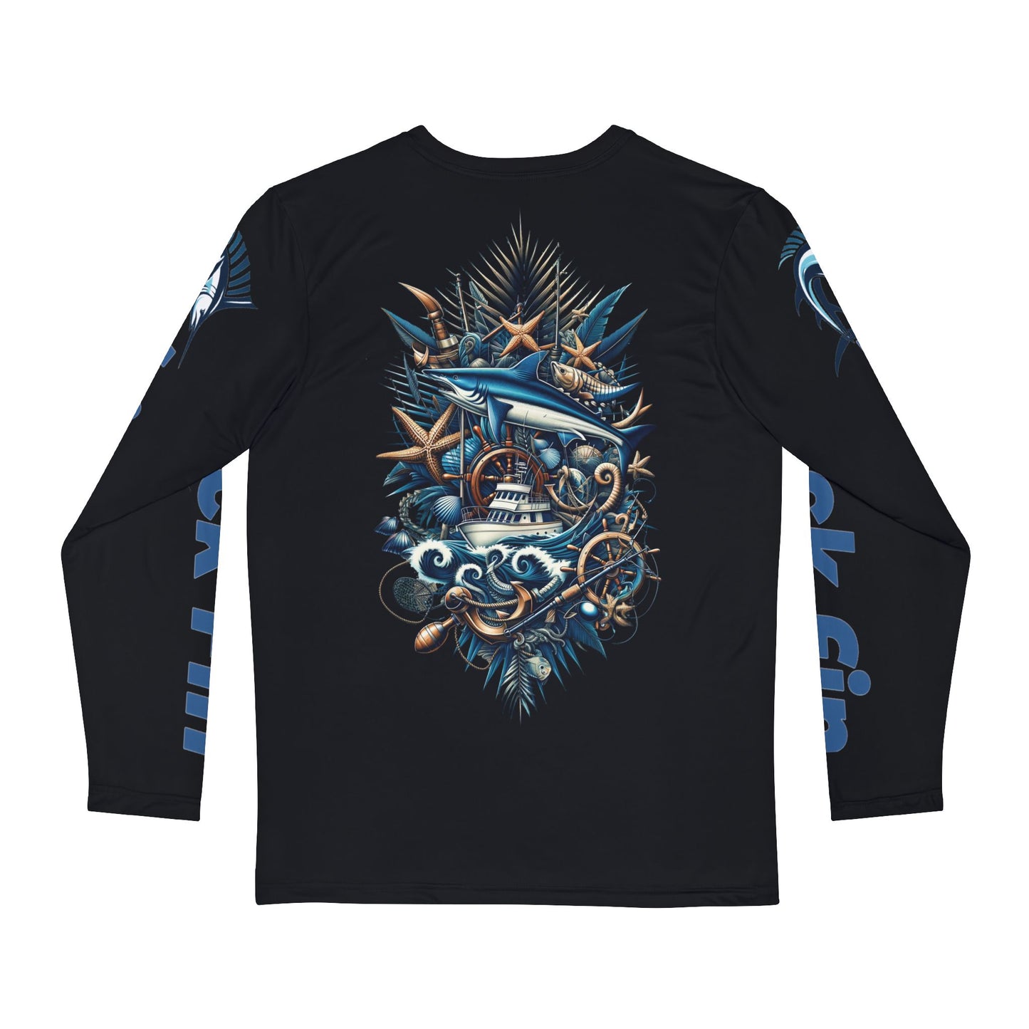 Fishing Salties Lightweight Moisture Wicking Long Sleeve Fishing T-Shirt