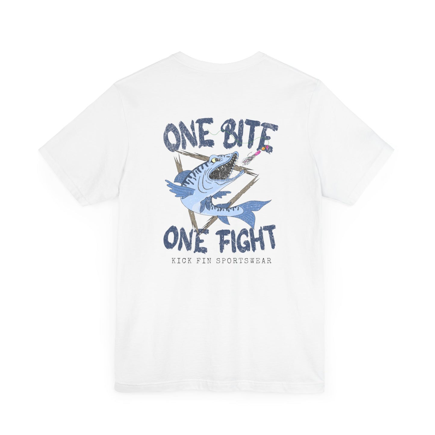 One Bite One Fight - Barracuda - Cotton Fishing T-Shirt