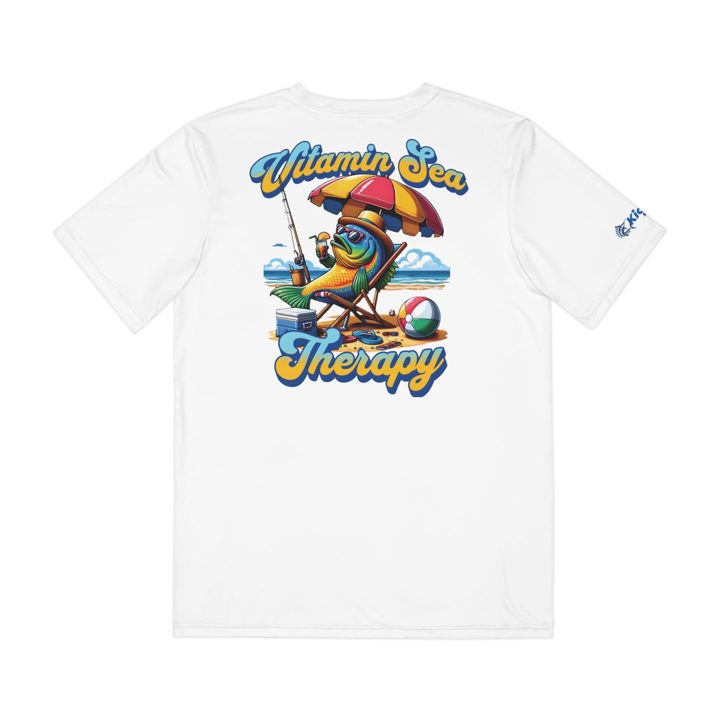 Vitamin Sea Therapy Lightweight Funny Performance Fishing T-Shirt