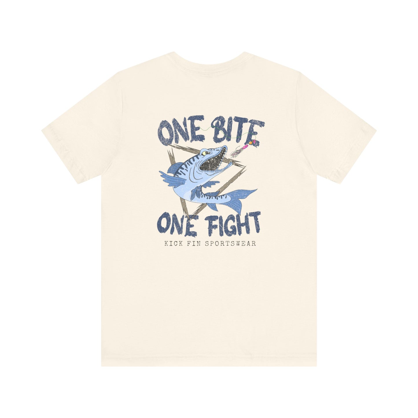 One Bite One Fight - Barracuda - Cotton Fishing T-Shirt