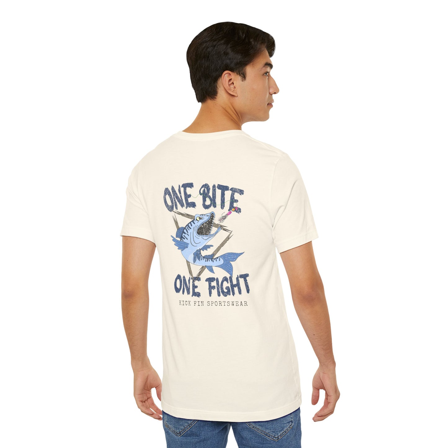 One Bite One Fight - Barracuda - Cotton Fishing T-Shirt