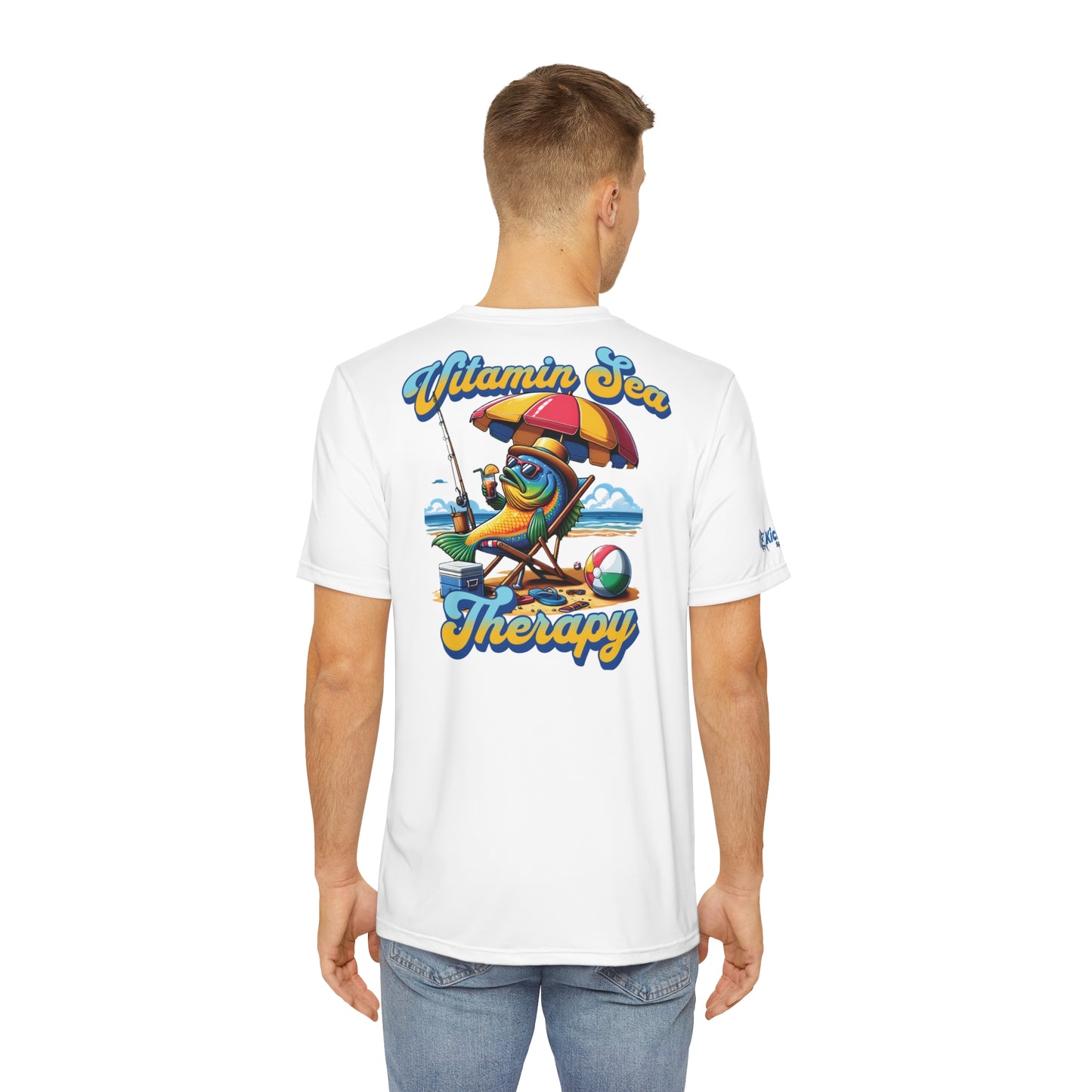 Vitamin Sea Therapy Lightweight Funny Performance Fishing T-Shirt