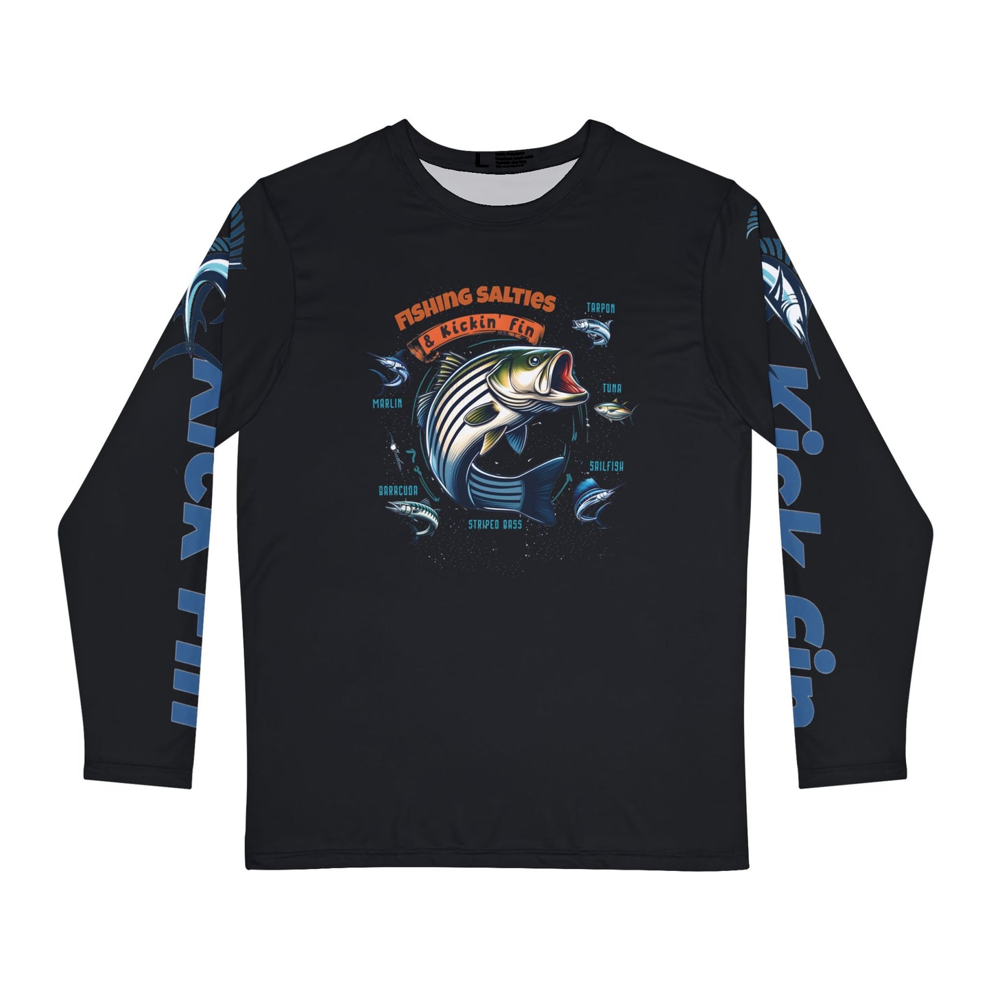 Fishing Salties Lightweight Moisture Wicking Long Sleeve Fishing T-Shirt