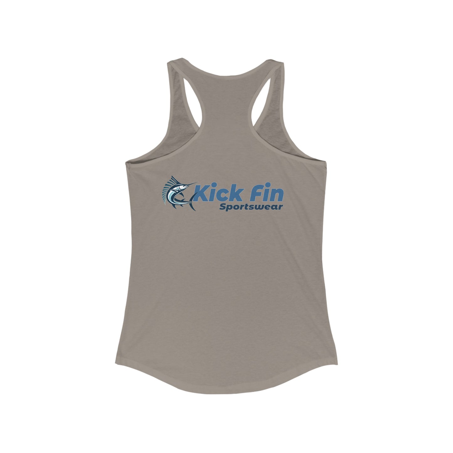 Hide and Seek Ocean Style Women's Slim Fitting Lightweight Racerback Fishing Tank Top