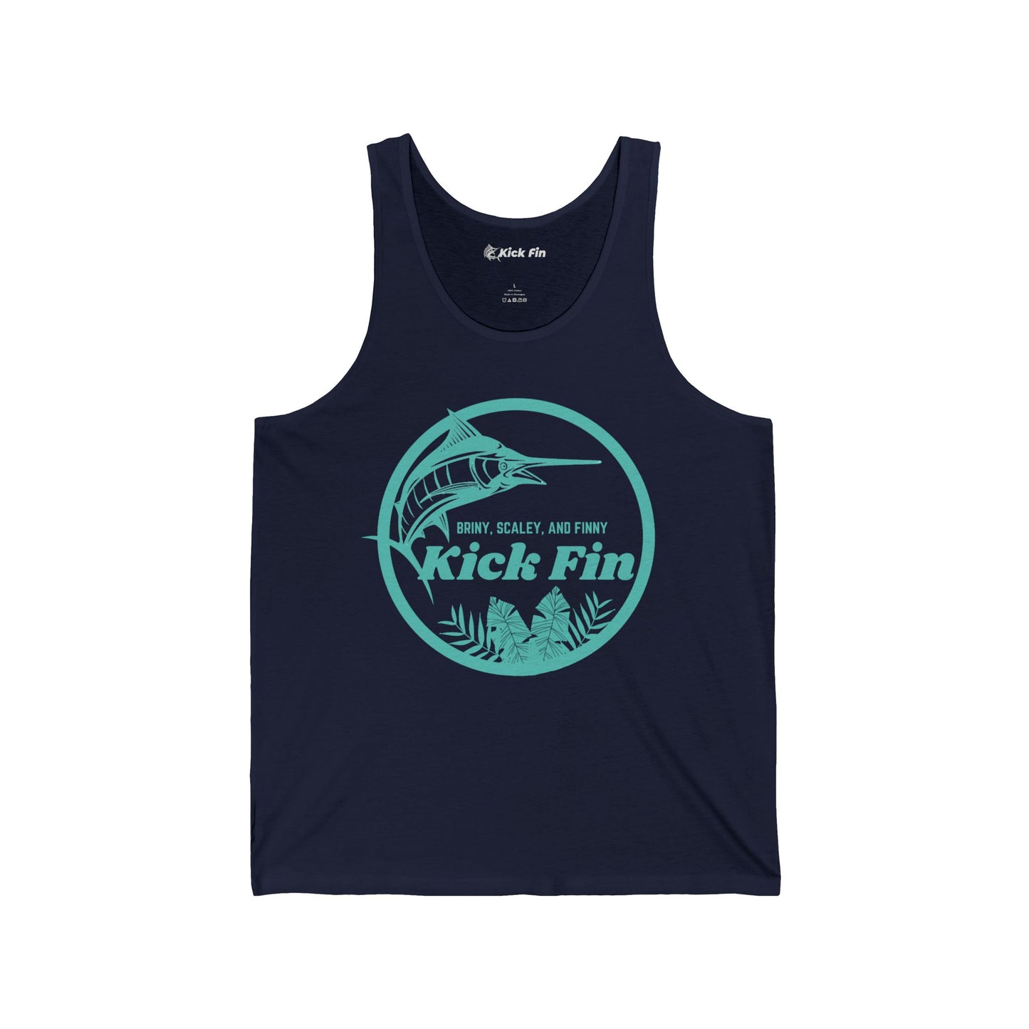 Briny, Scaly, Finny Unisex Fishing Tank Top
