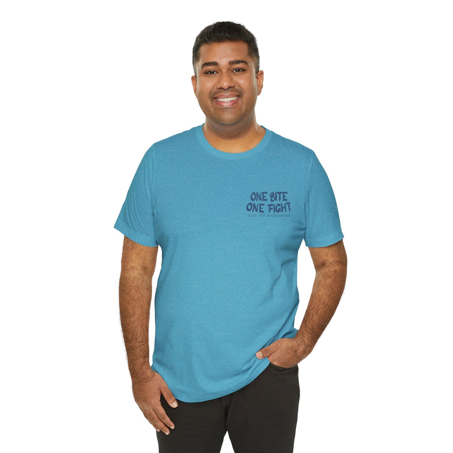 One Bite One Fight - Barracuda - Cotton Fishing T-Shirt