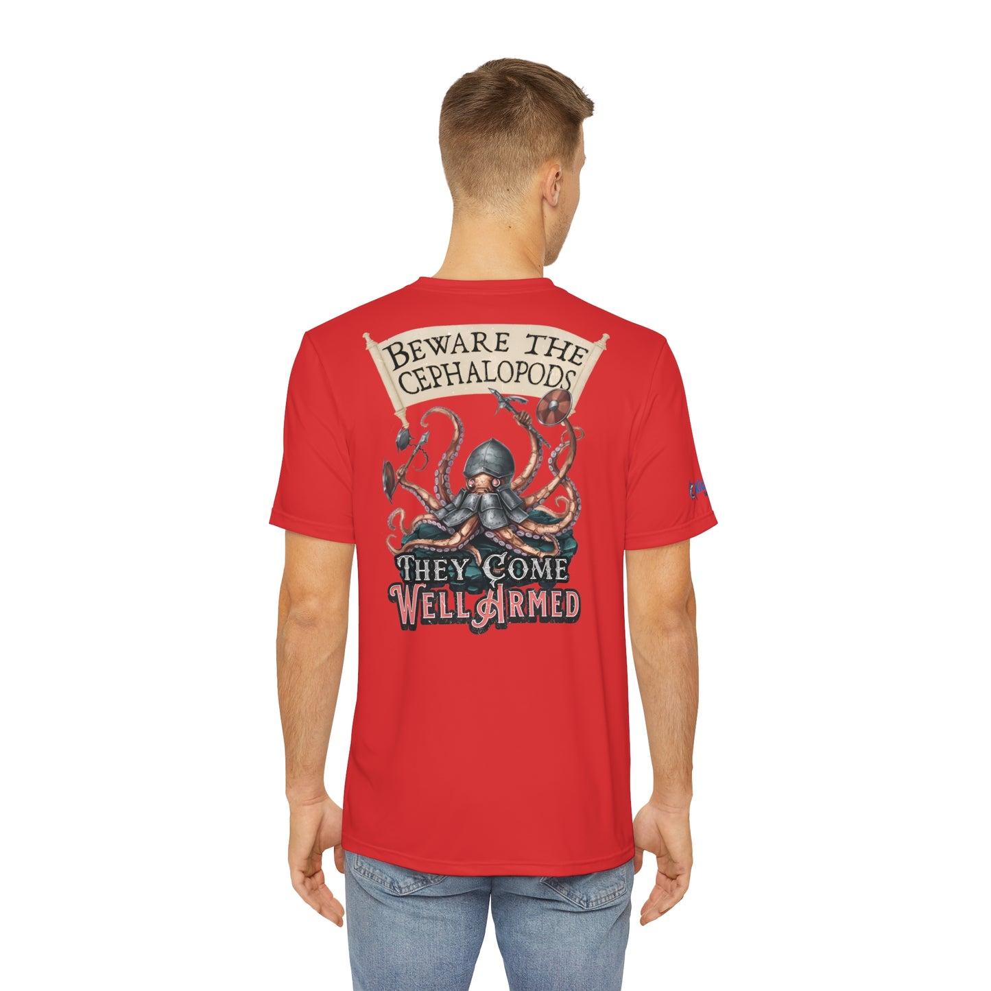 Beware The Cephalopods Lightweight Performance Fishing T-Shirt