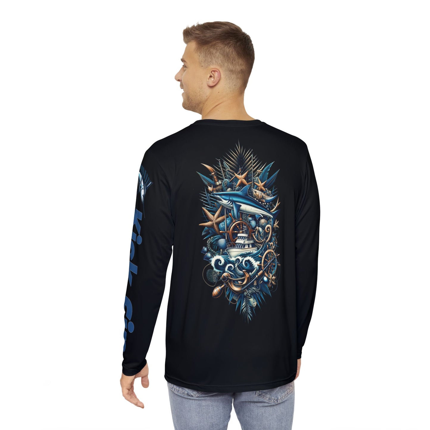 Fishing Salties Lightweight Moisture Wicking Long Sleeve Fishing T-Shirt