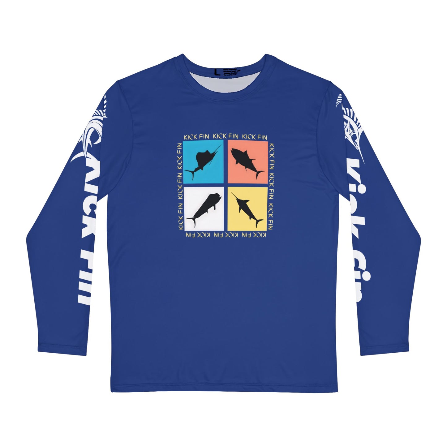 The Fin-Tastic Four Lightweight Moisture Wicking Long Sleeve Fishing T-Shirt