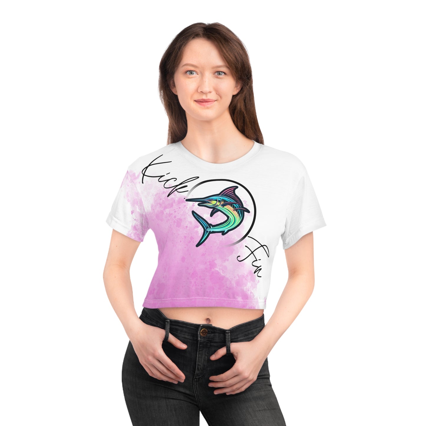Kick Fin Crop Top For Women