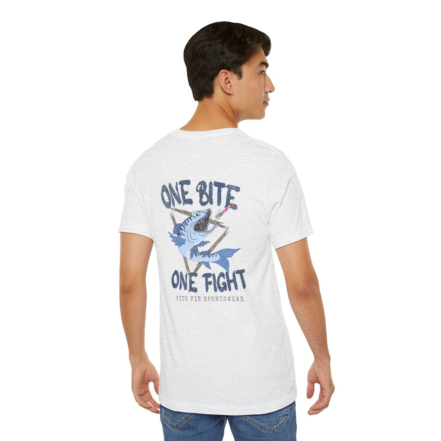 One Bite One Fight - Barracuda - Cotton Fishing T-Shirt