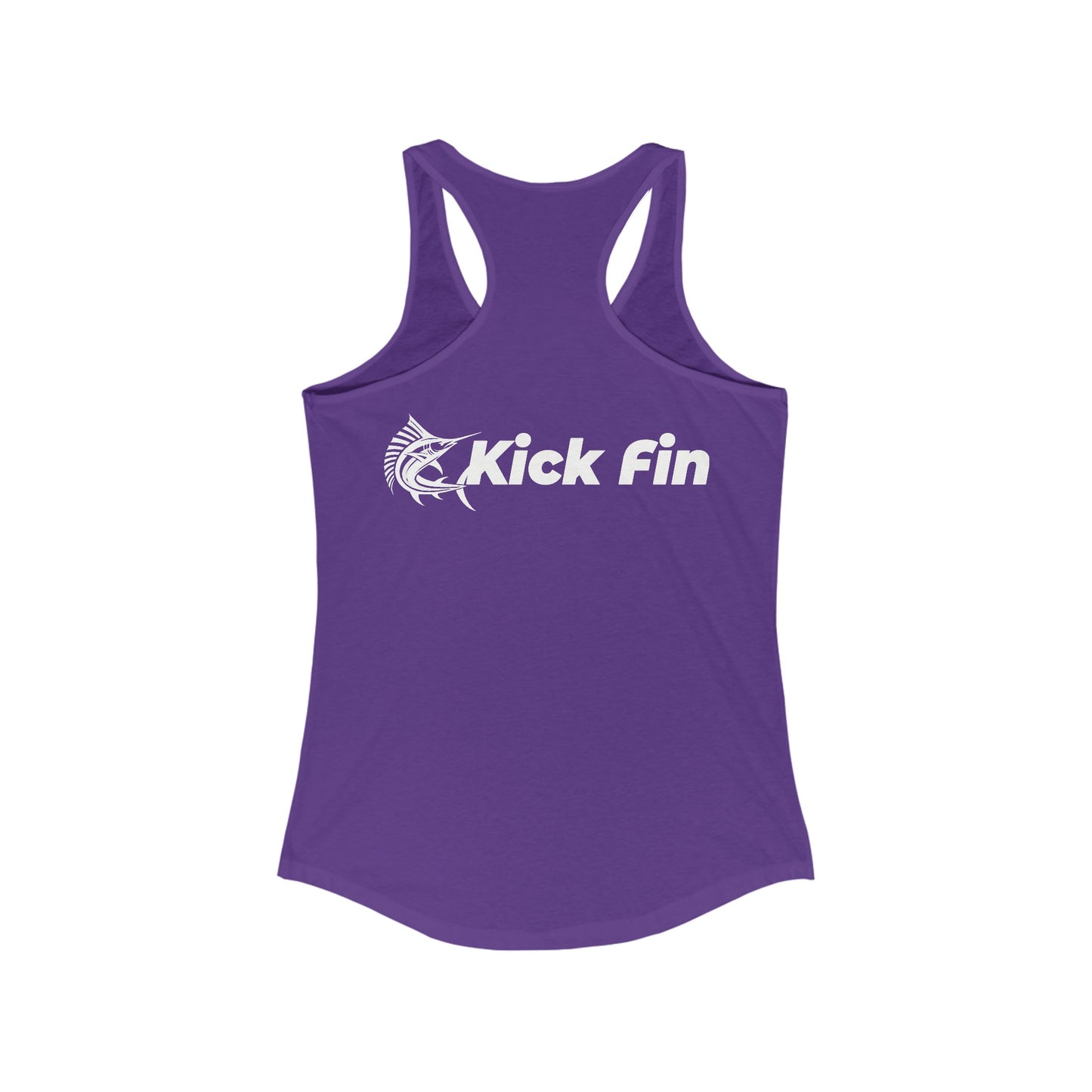 Lure Fish Women's Slim Fitting Lightweight Racerback Fishing Tank Top
