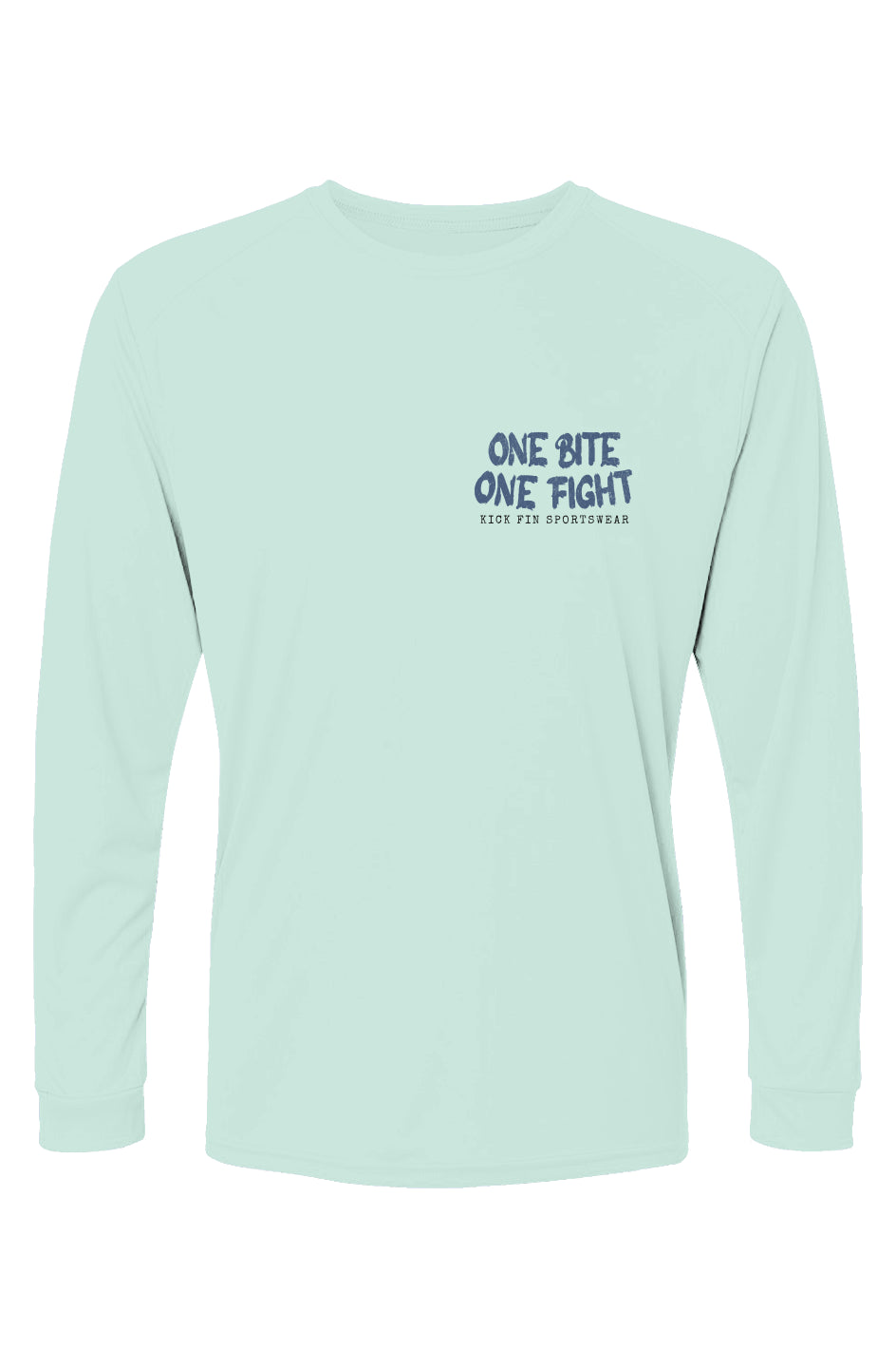 One Bite One Fight - Islander Long Sleeve UPF 50 Moisture Wicking T-Shirt