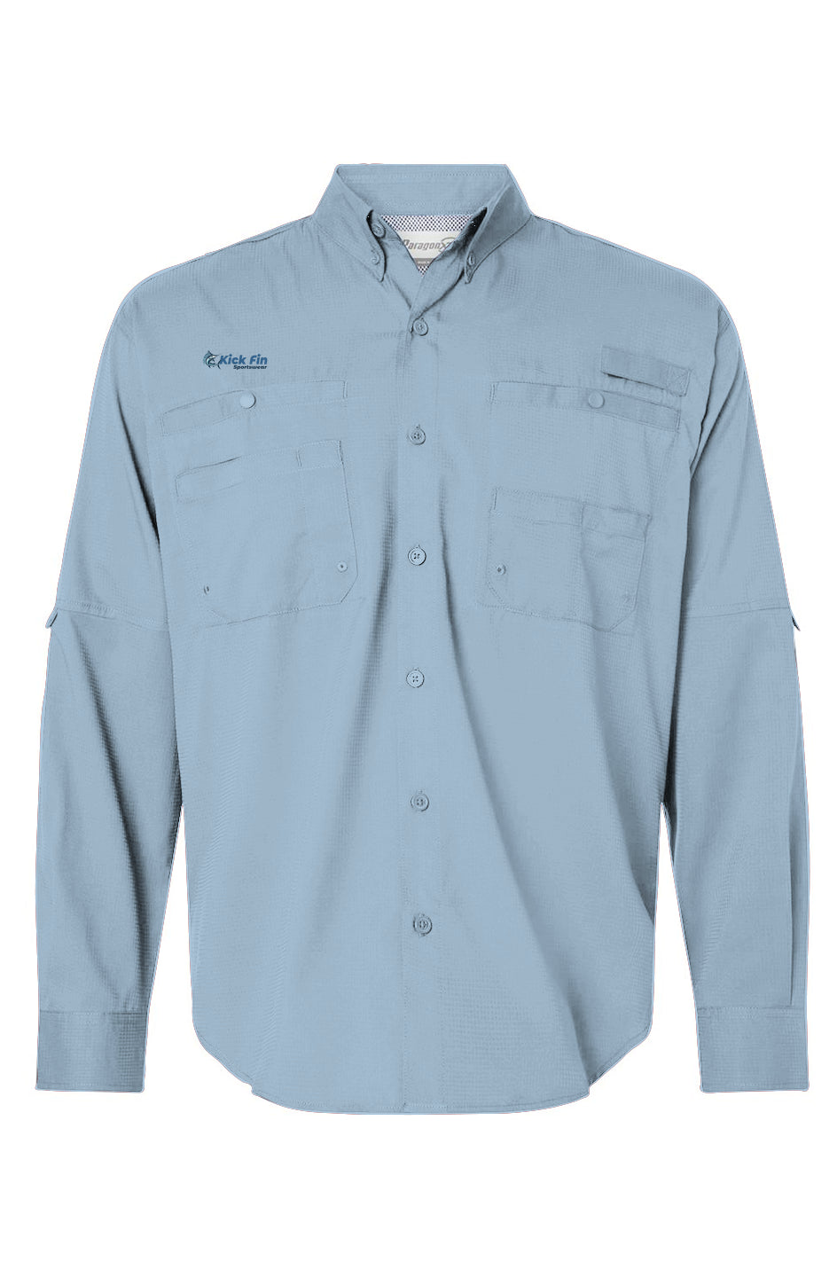 The Breezy Feather Button Down Long Sleeve Fishing Shirt