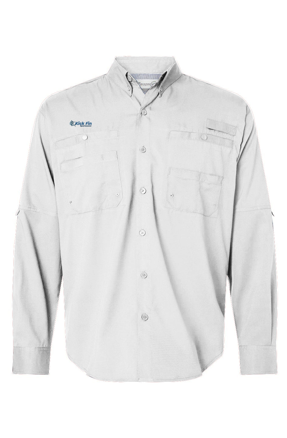 The Breezy Feather Button Down Long Sleeve Fishing Shirt