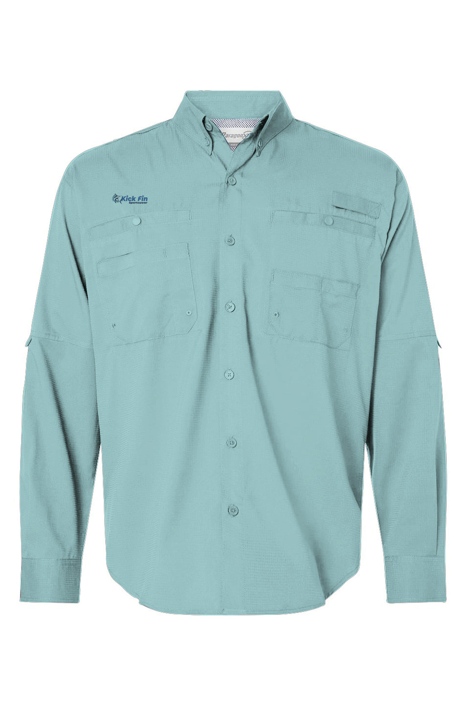 The Breezy Feather Button Down Long Sleeve Fishing Shirt