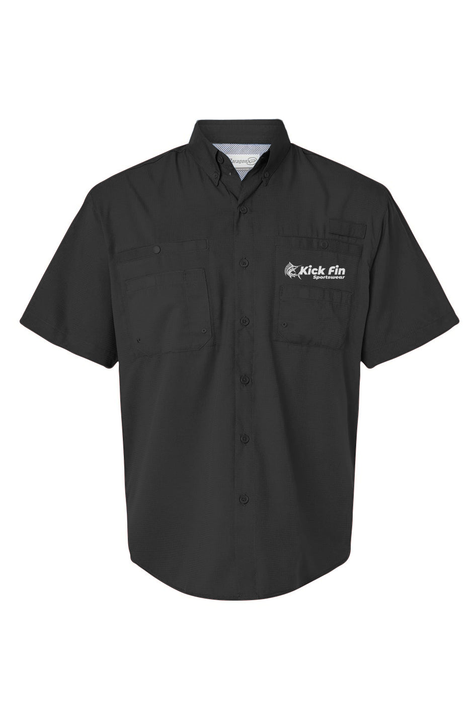 The Breezy Feather Short Sleeve Button Down Performance Fishing Shirt