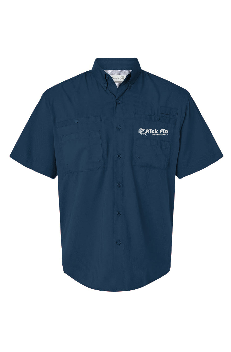 The Breezy Feather Short Sleeve Button Down Performance Fishing Shirt