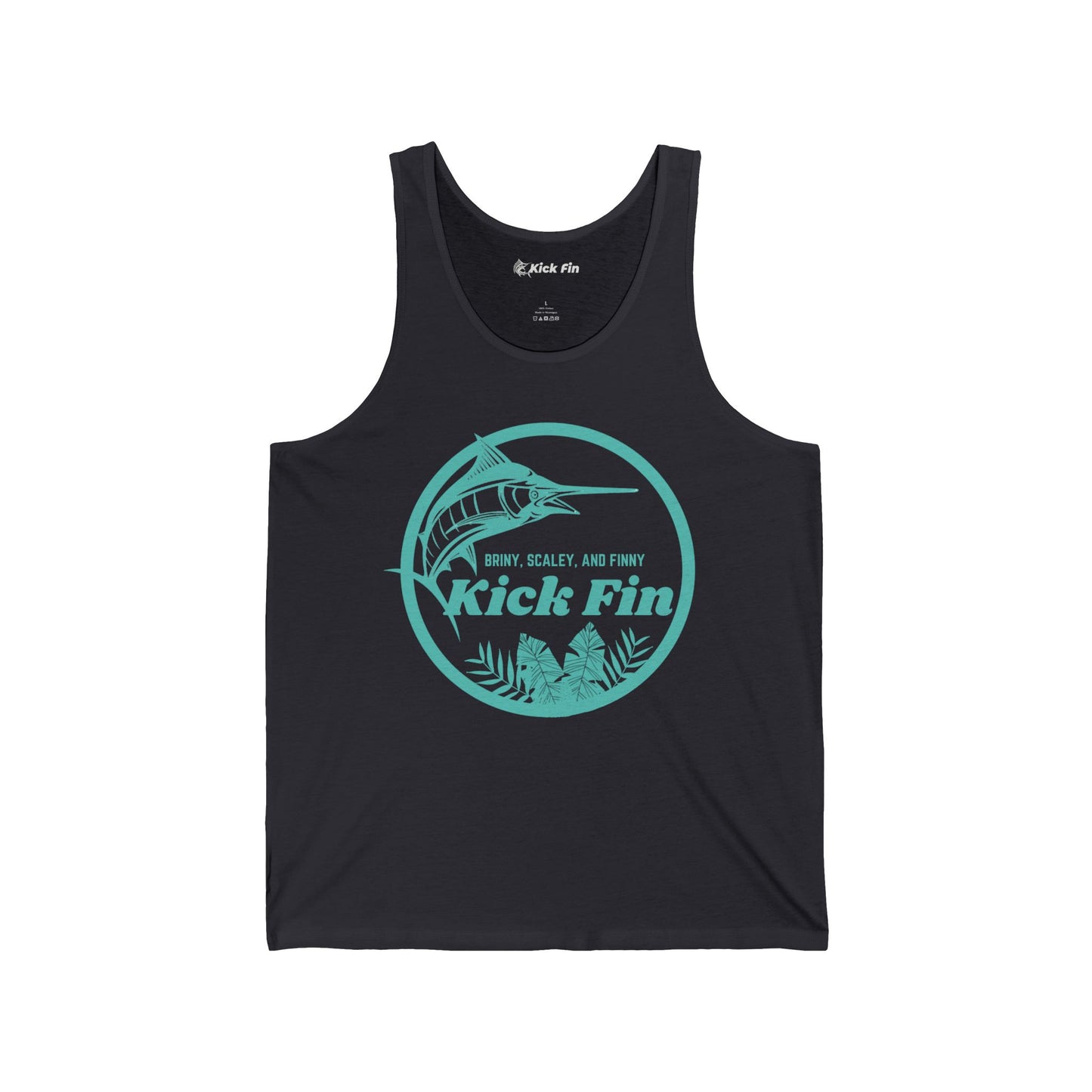 Briny, Scaly, Finny Unisex Fishing Tank Top