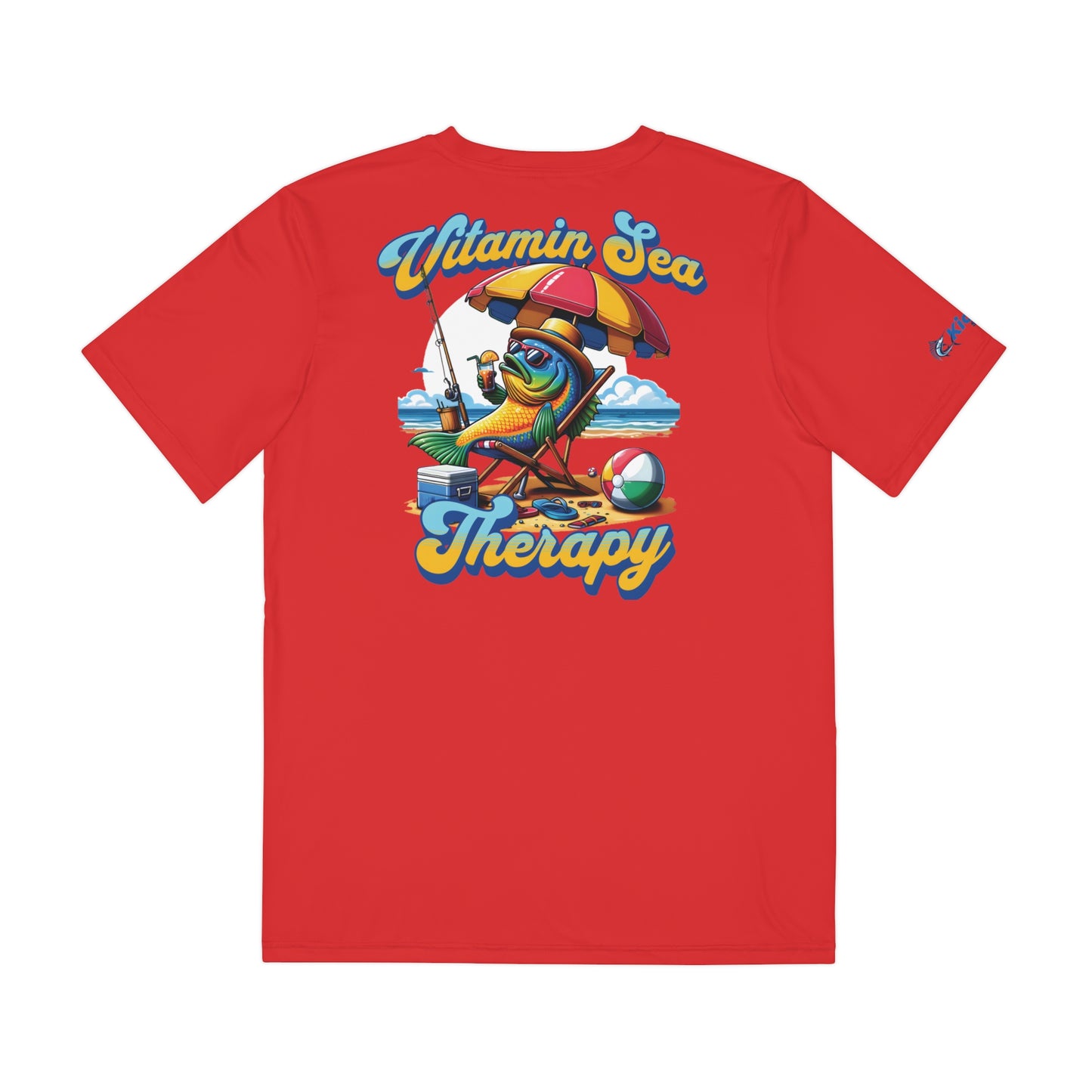 Vitamin Sea Therapy Lightweight Funny Performance Fishing T-Shirt