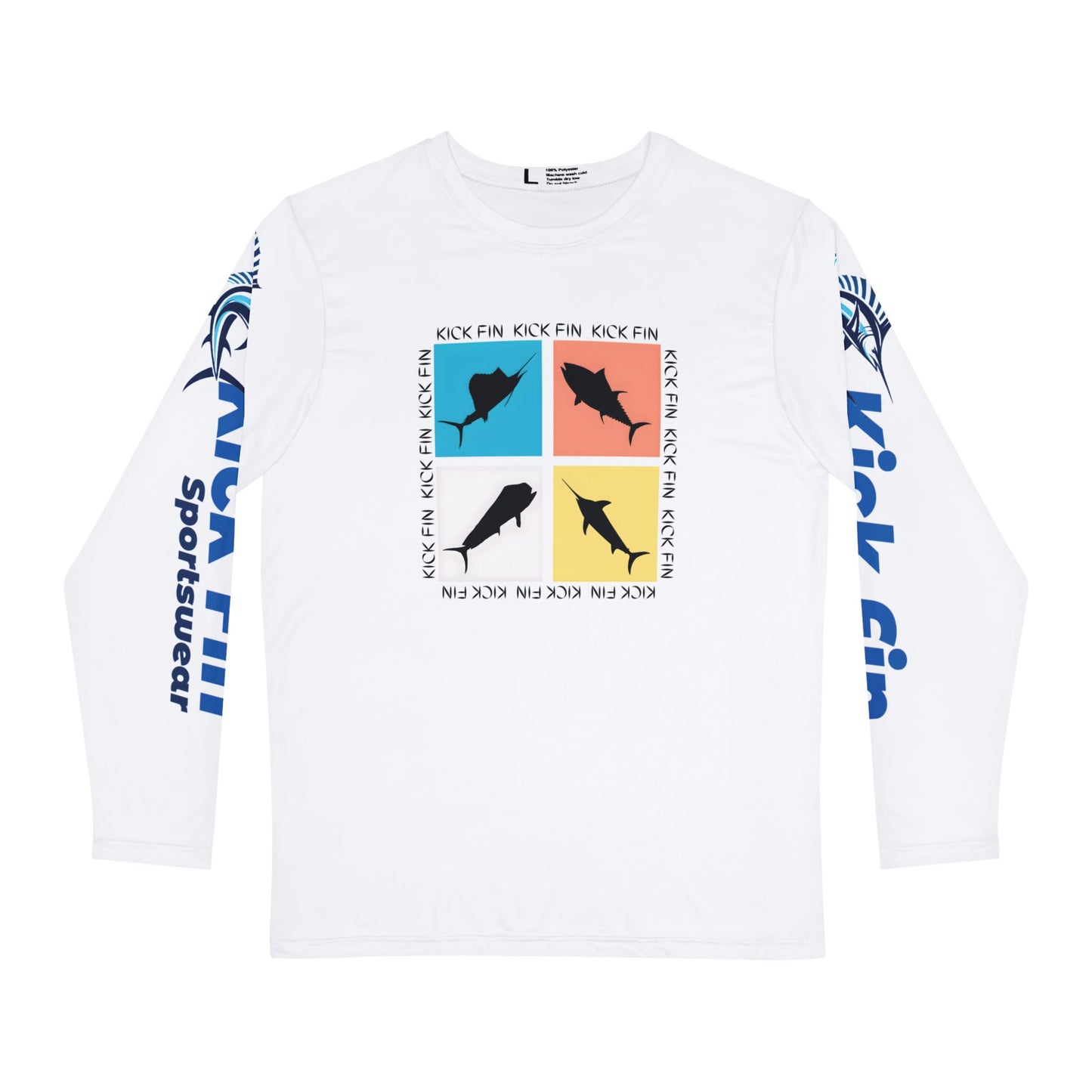 The Fin-Tastic Four Lightweight Moisture Wicking Long Sleeve Fishing T-Shirt
