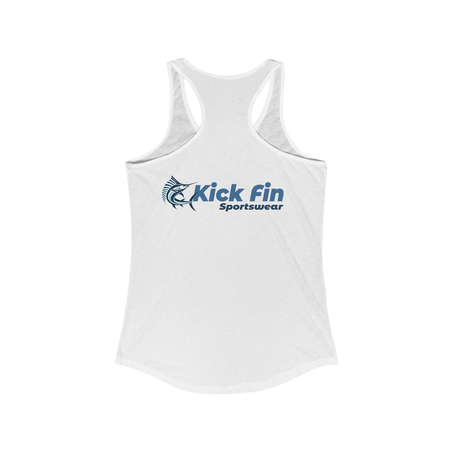 Lure Fish Women's Slim Fitting Lightweight Racerback Fishing Tank Top