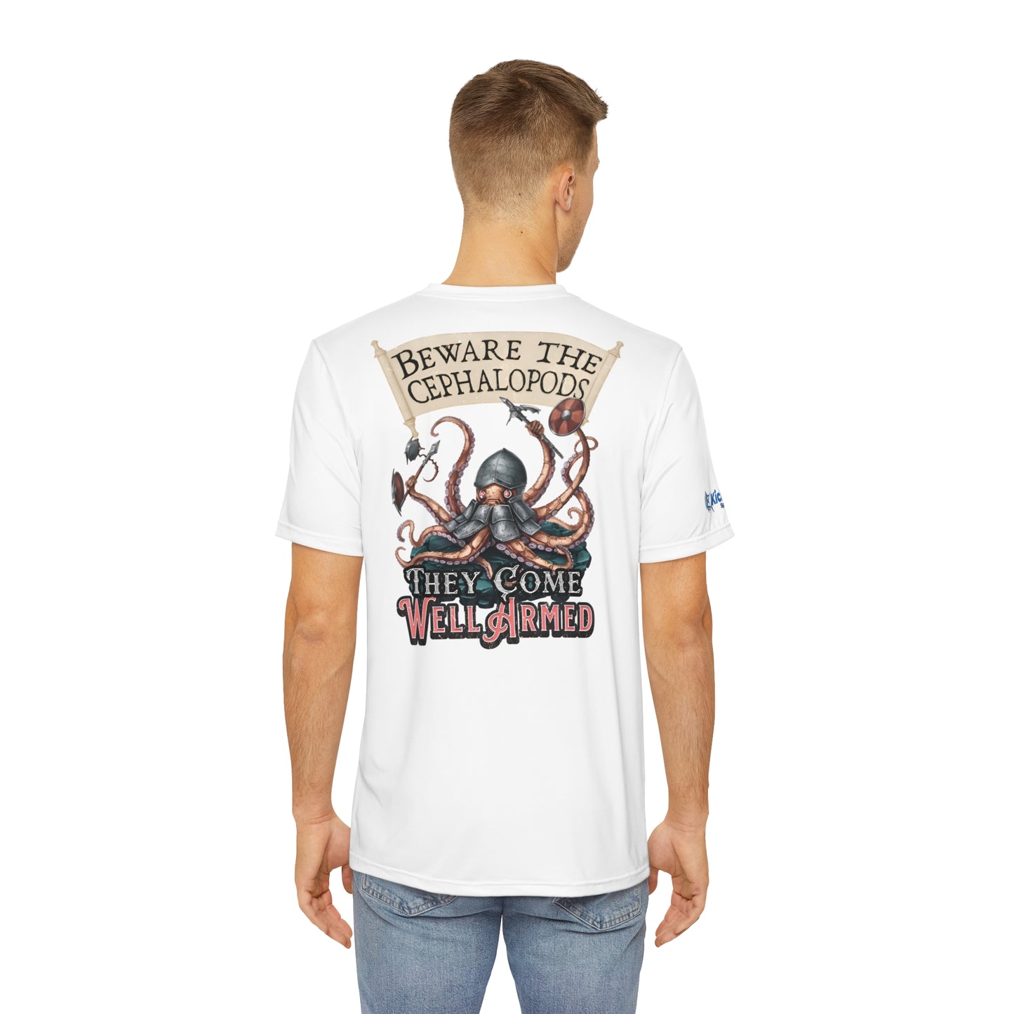 Beware The Cephalopods Lightweight Performance Fishing T-Shirt