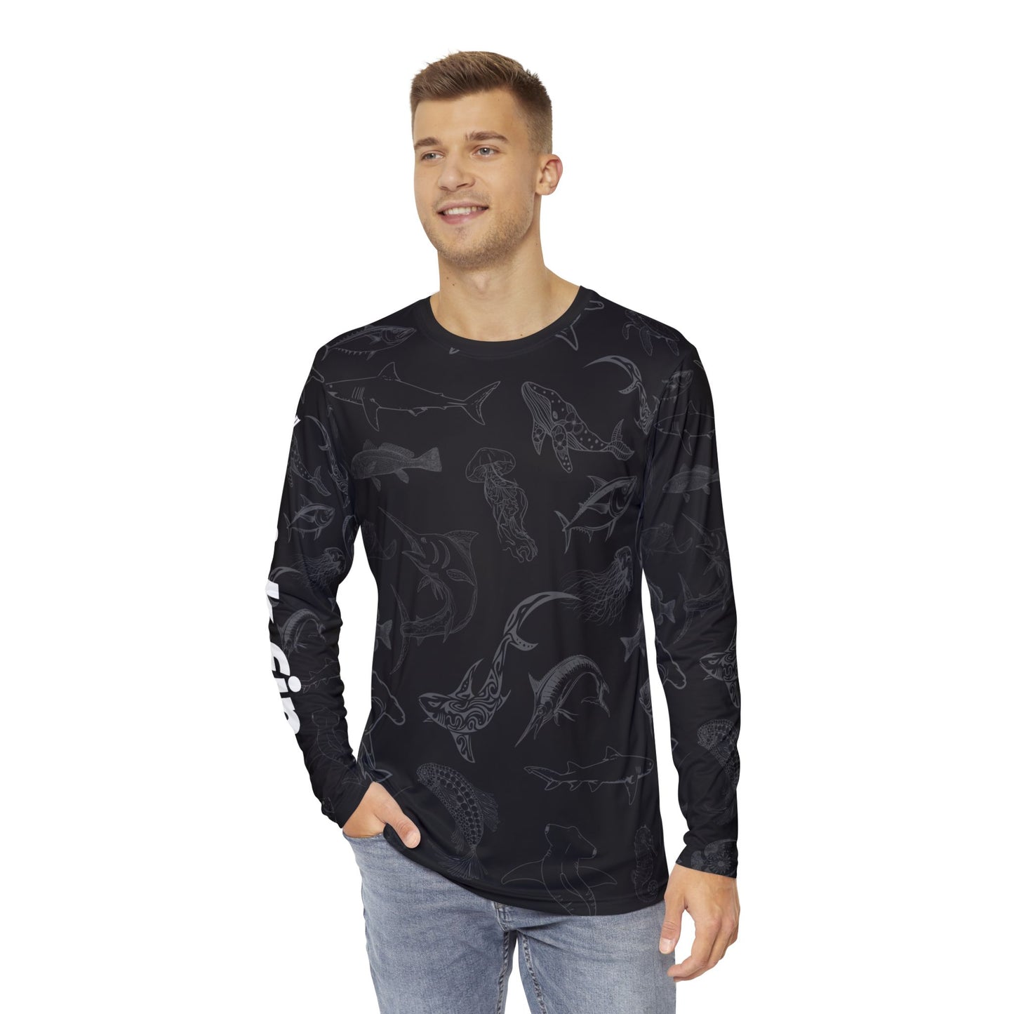 The Saltwater Safari Lightweight Moisture Wicking Fishing Long Sleeve T-Shirt
