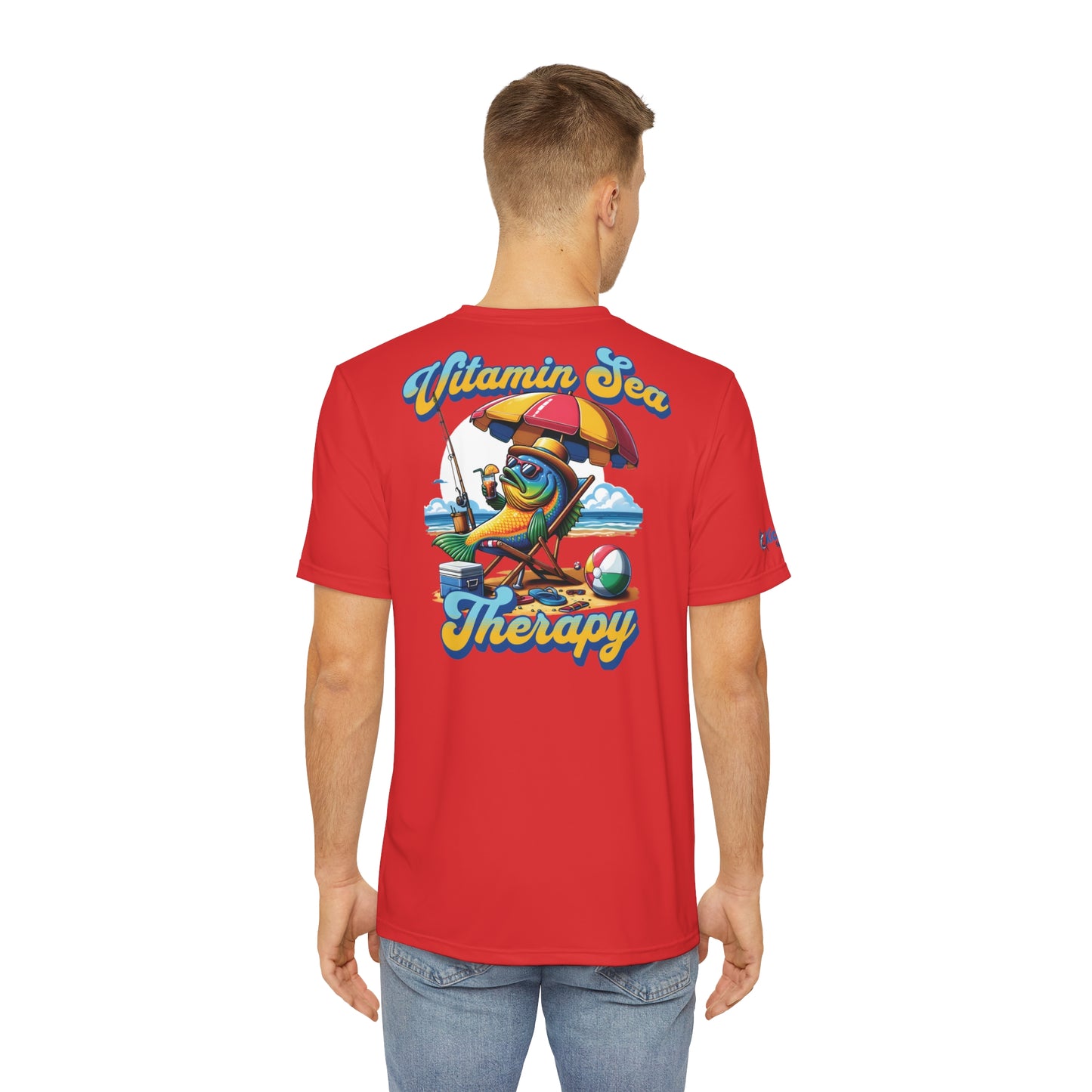Vitamin Sea Therapy Lightweight Funny Performance Fishing T-Shirt