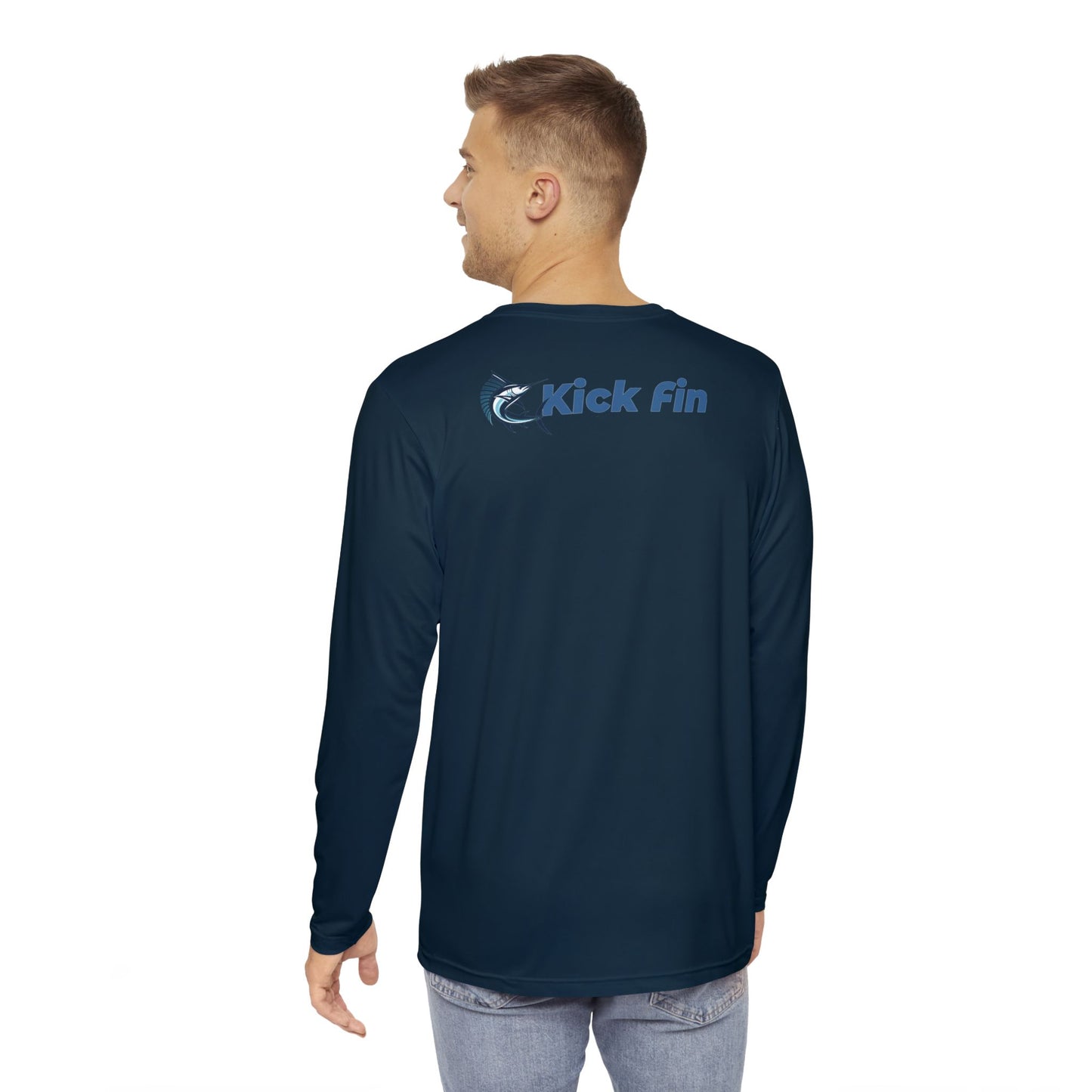 Kick Yellow Fin Lightweight Moisture Wicking Fishing Long Sleeve T-Shirt