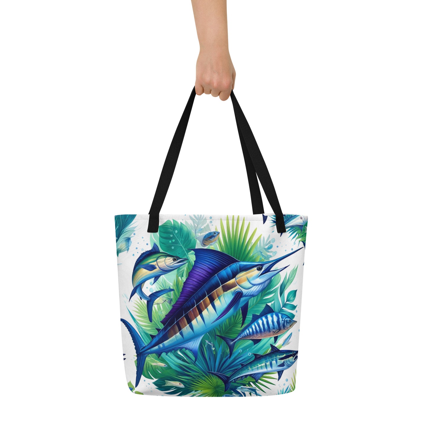 Kick Fin Large Tote Bag