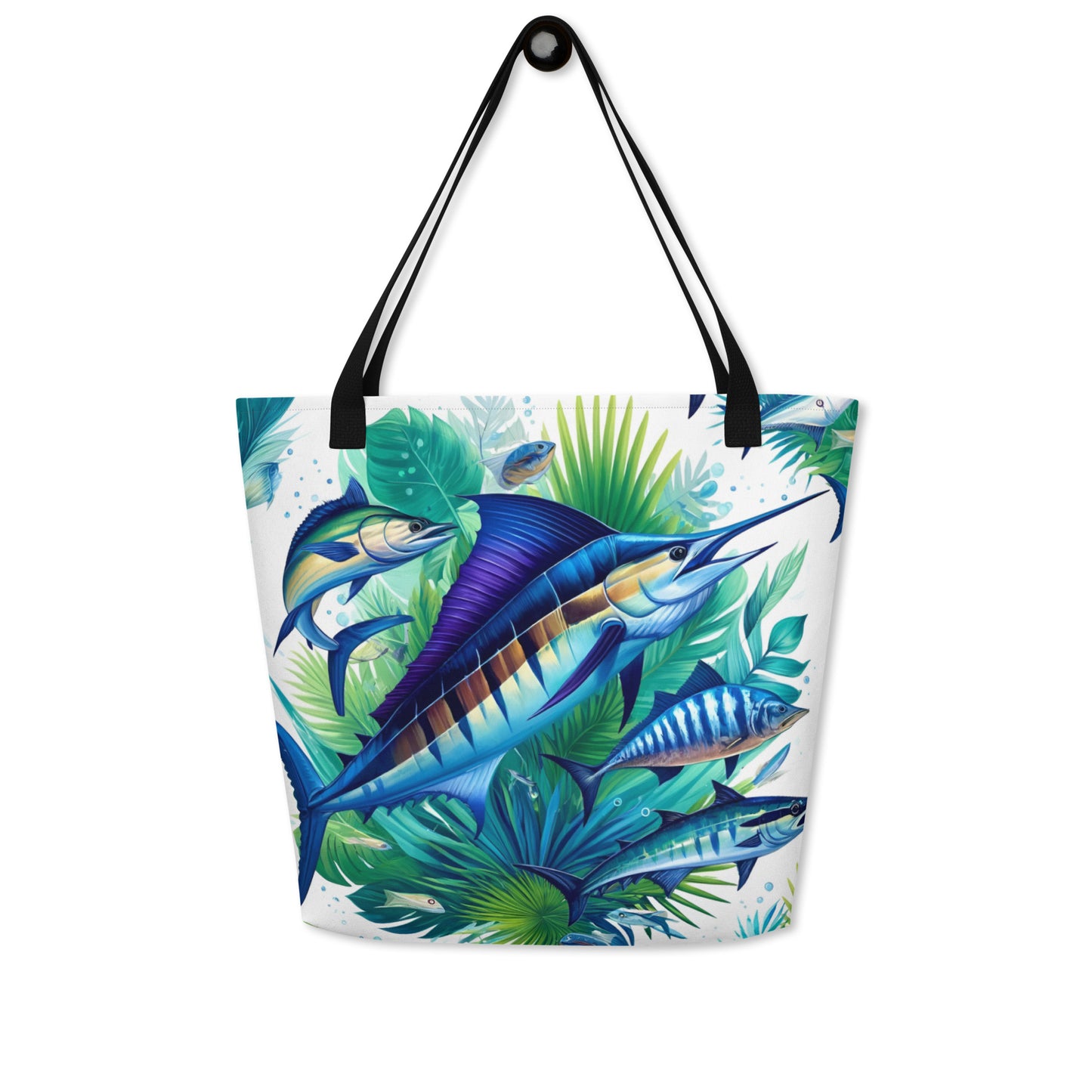 Kick Fin Large Tote Bag