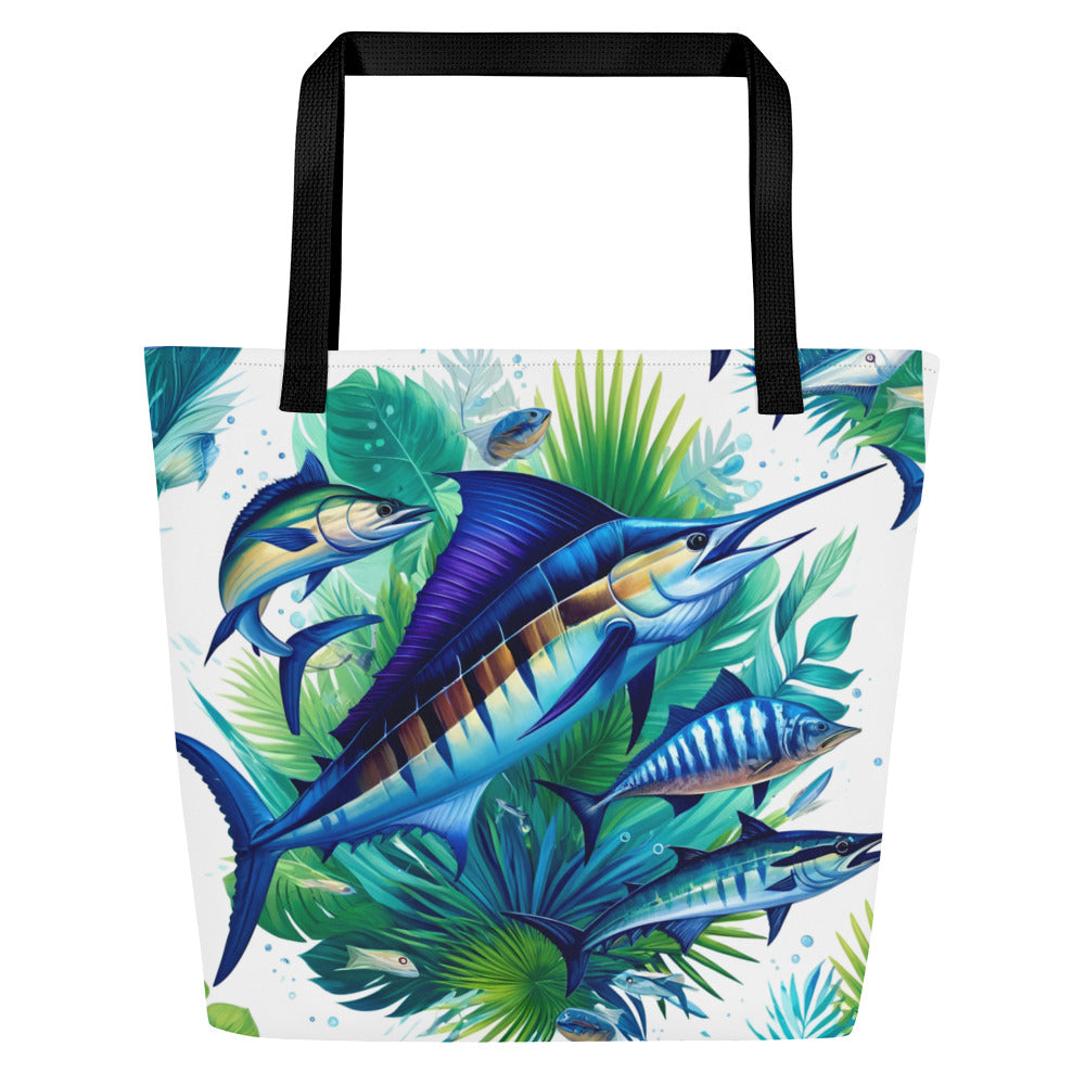 Kick Fin Large Tote Bag