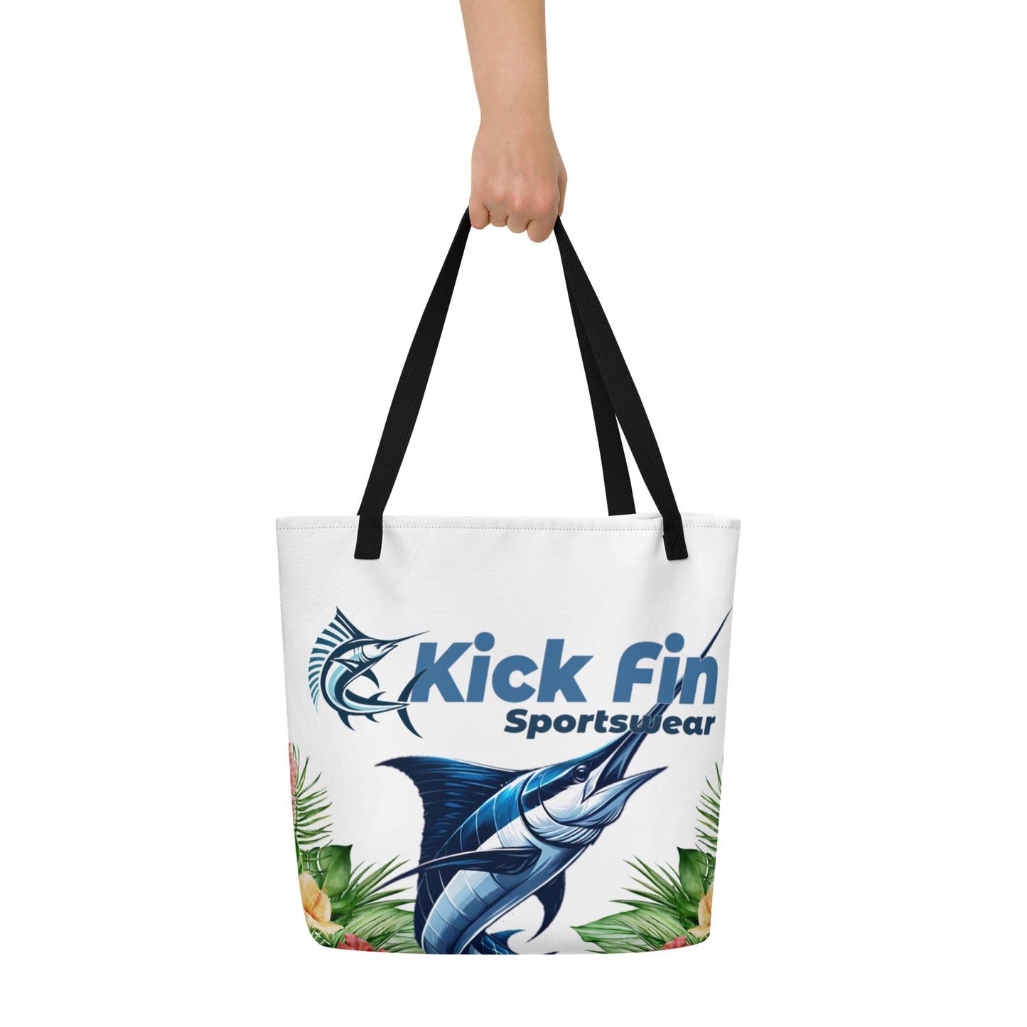 Kick Fin Large Tote Bag