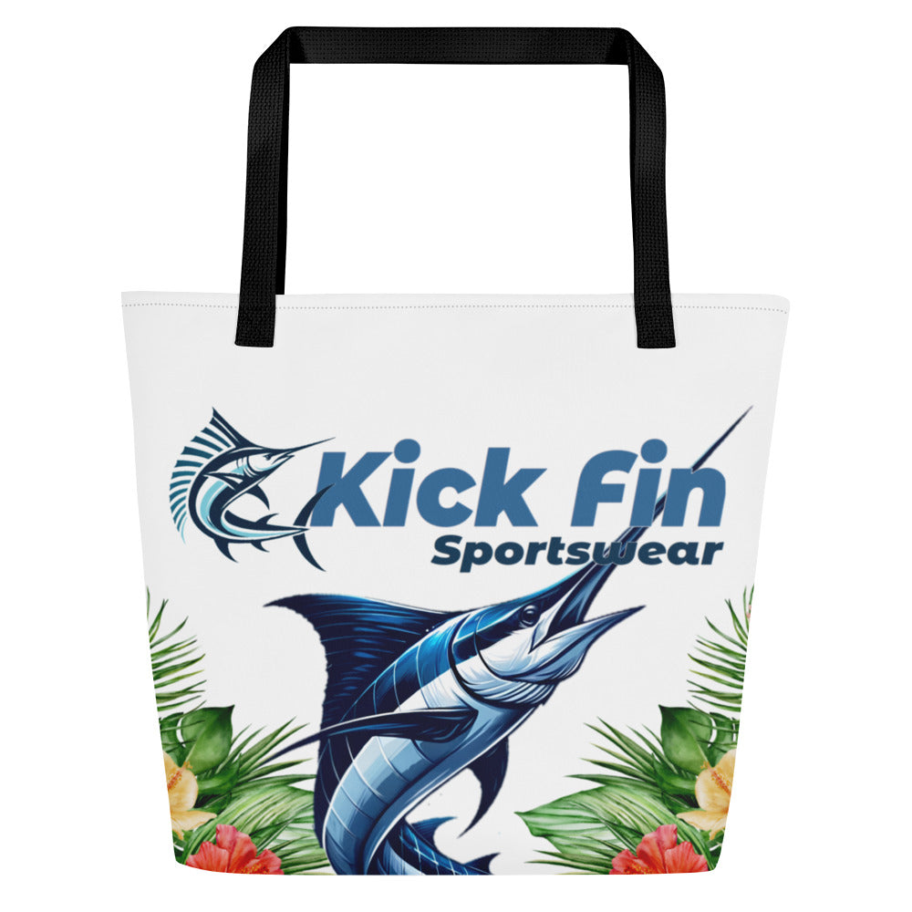 Kick Fin Large Tote Bag