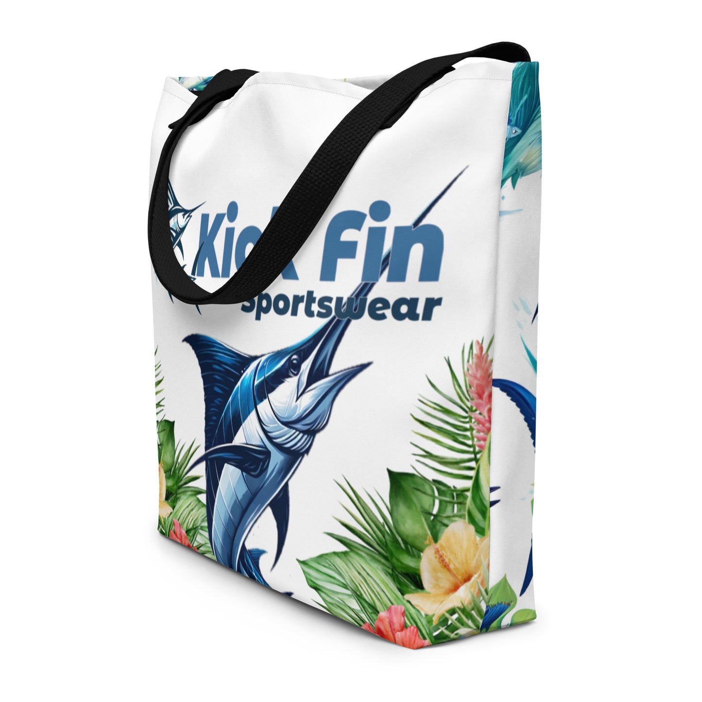 Kick Fin Large Tote Bag