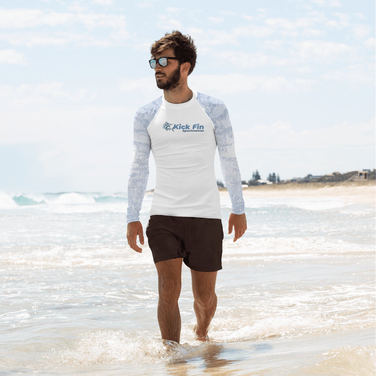 Men's Kick Fin UPF 50+ Rash Guard