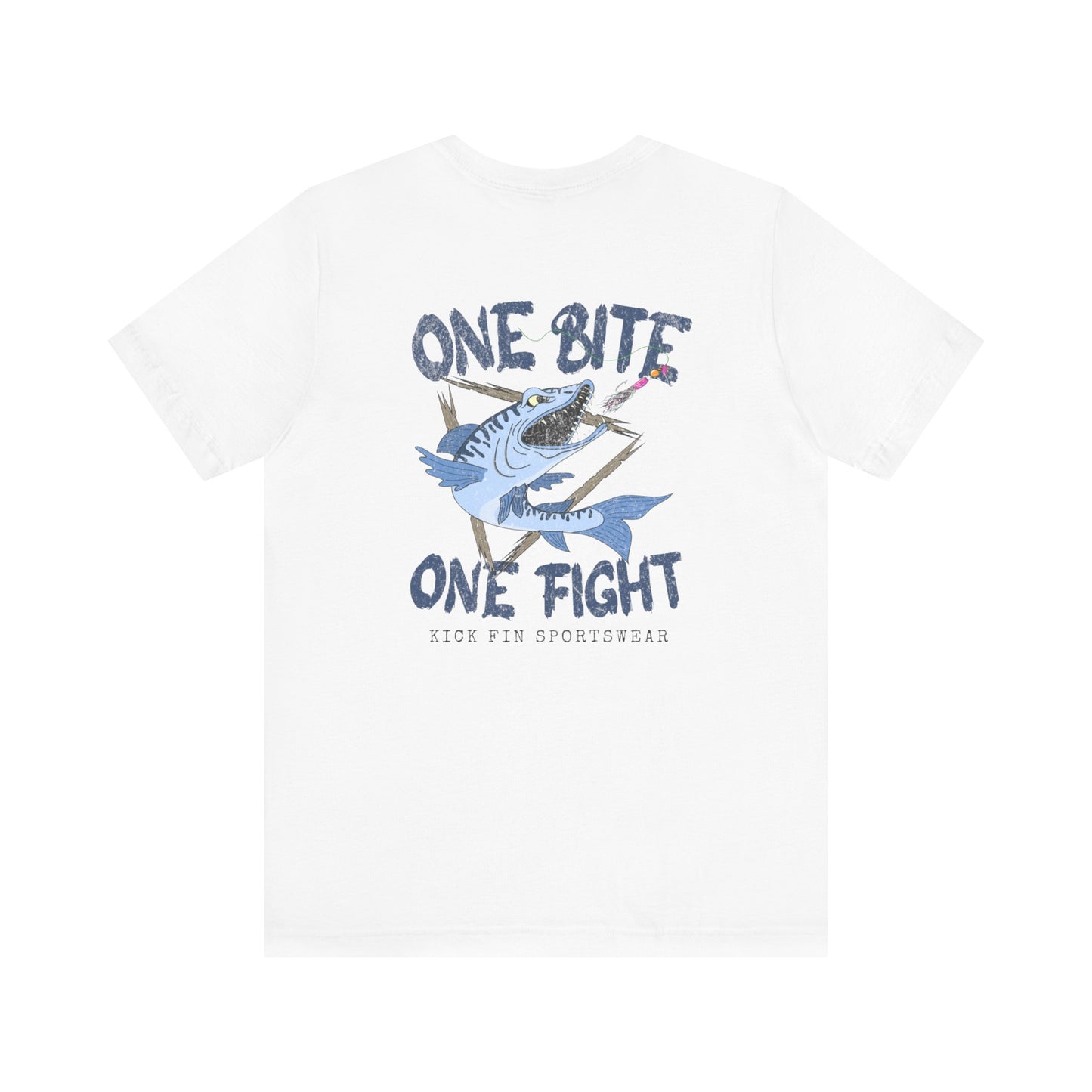 One Bite One Fight - Barracuda - Cotton Fishing T-Shirt