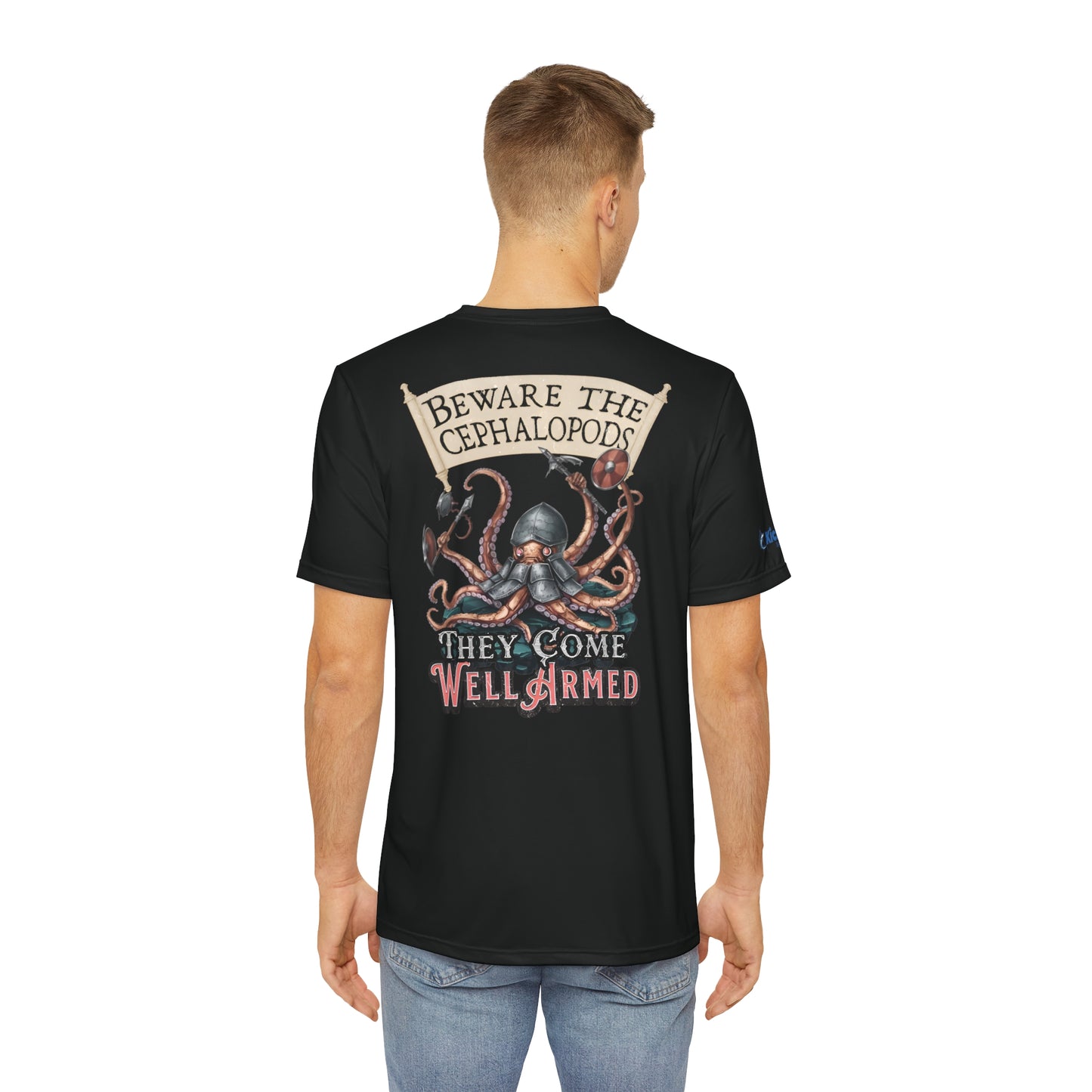 Beware of the Cephalopods Lightweight Performance Fishing T-Shirt
