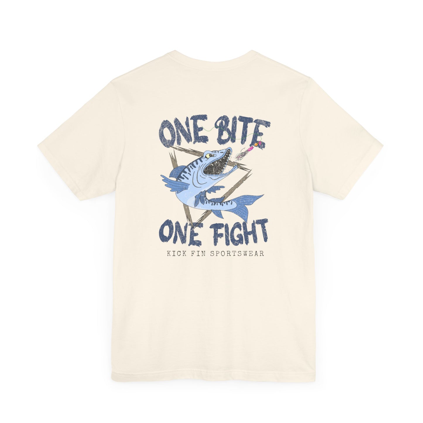 One Bite One Fight - Barracuda - Cotton Fishing T-Shirt