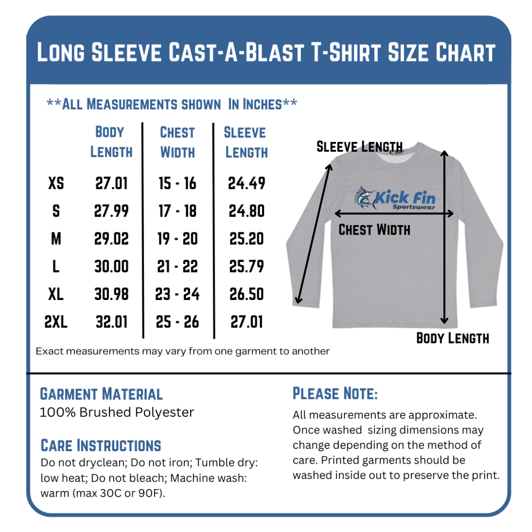 Fishing In The USA Moisture Wicking Long Sleeve Fishing T-Shirt